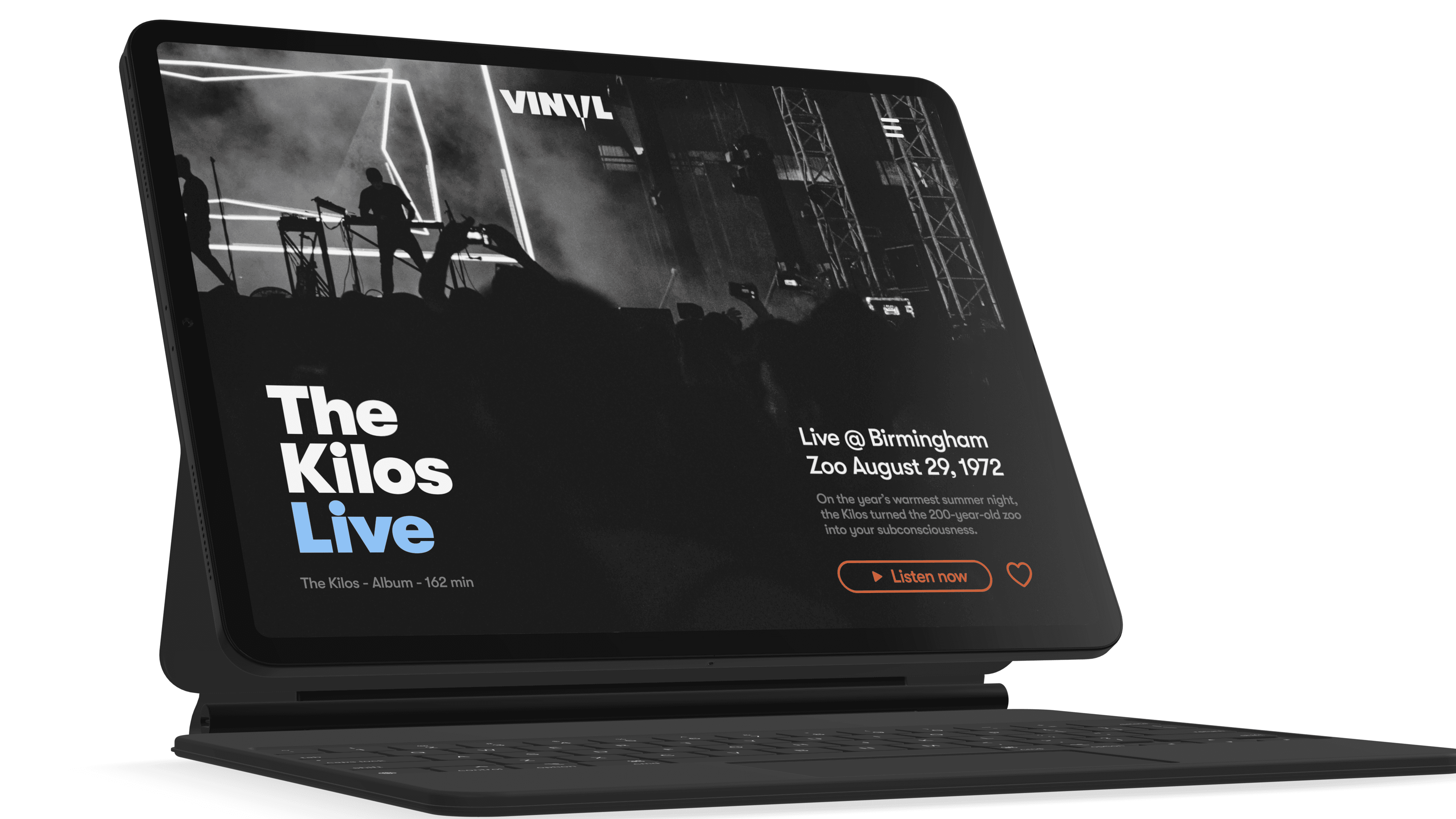 Website on mockup