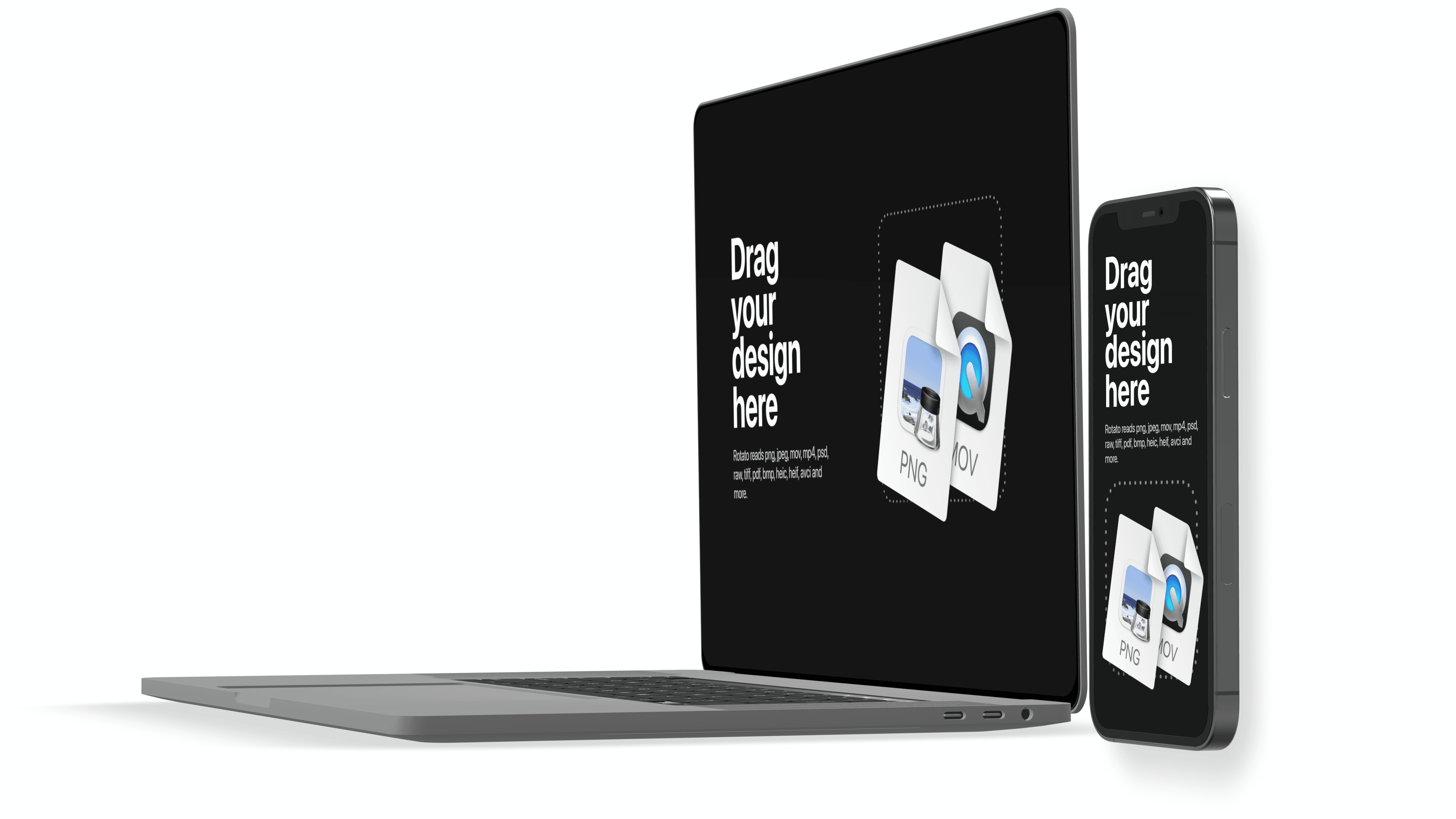 iPhone standing next to a Macbook gallery 8