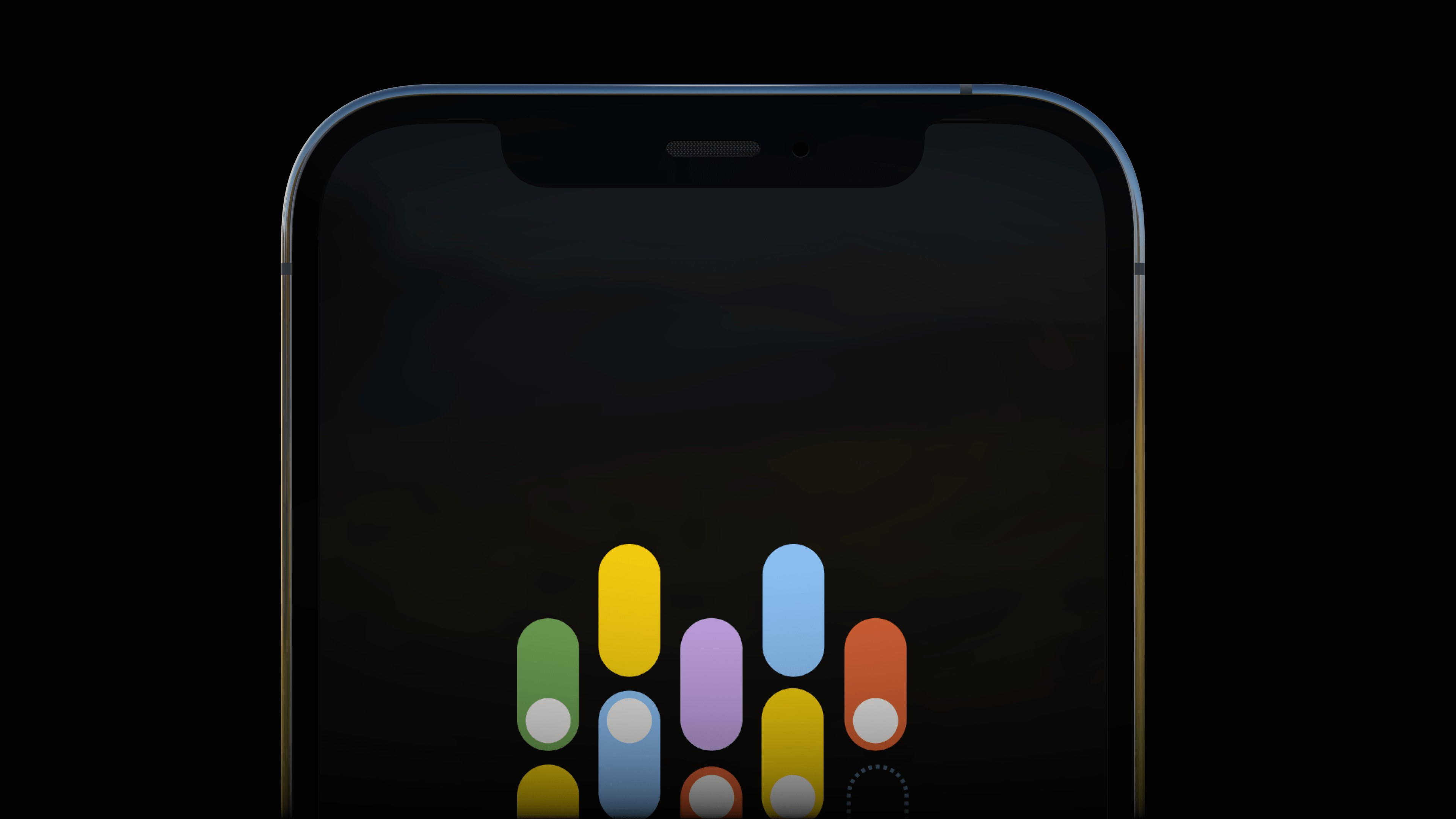 iPhone 12 Pro Silver Sunny Day Reflection Mockup