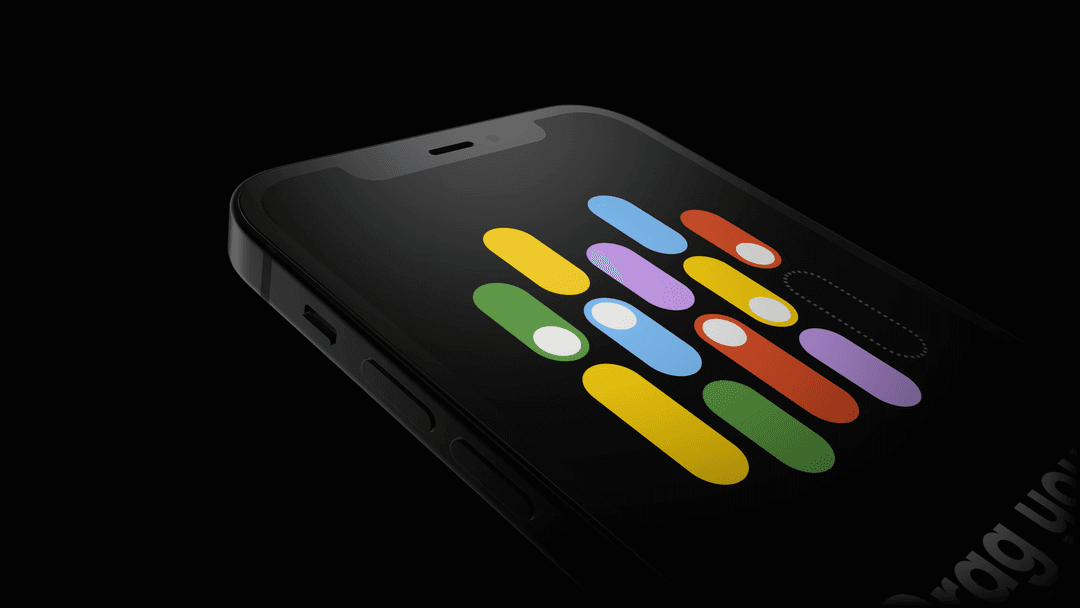 iPhone 12 Silver Vignette Mockup gallery 1