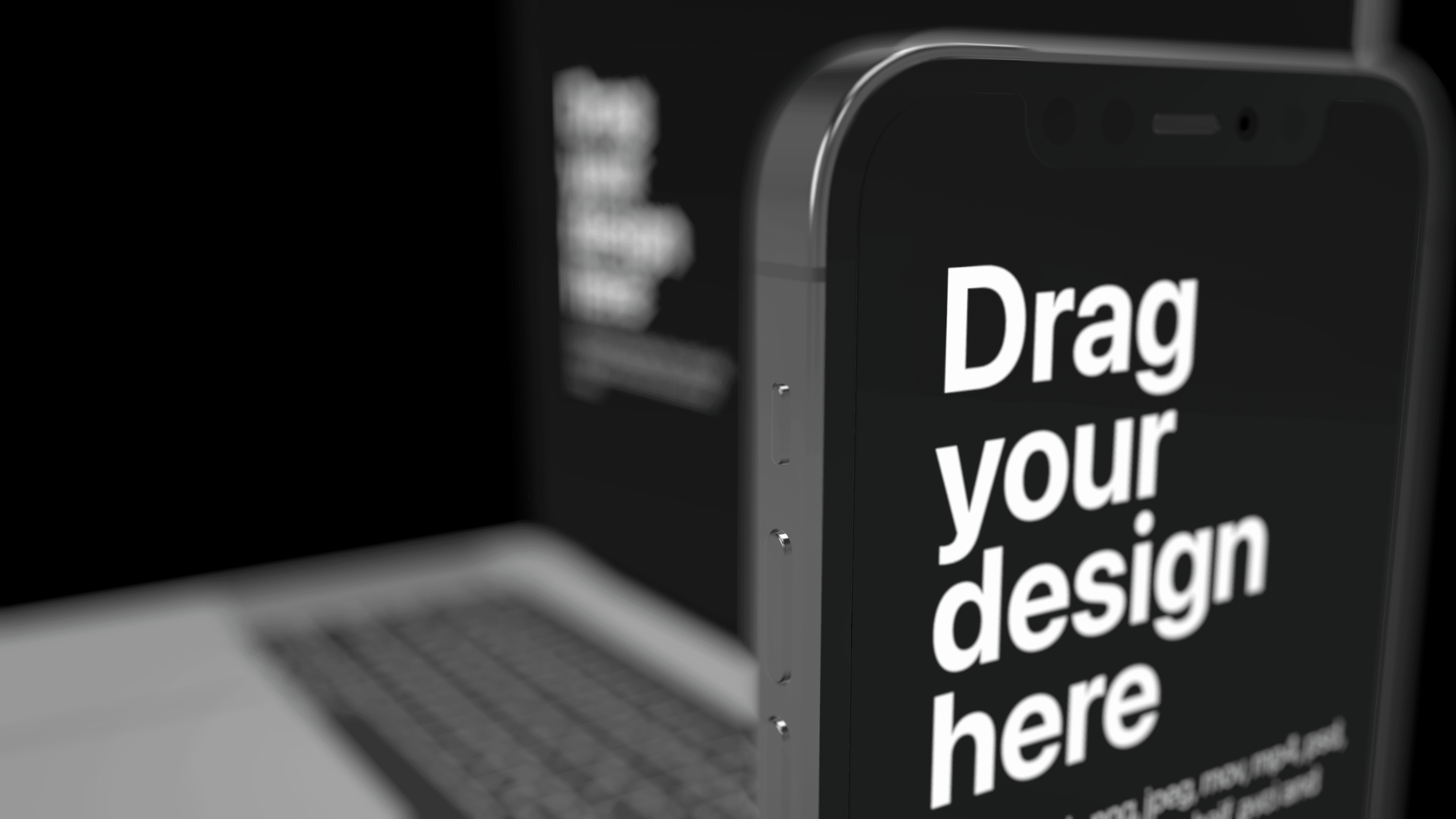 Macbook with iPhone pointing to the side gallery 8