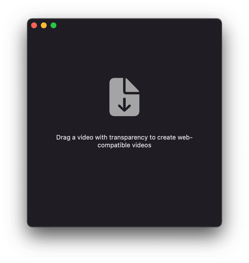 Image of the Rotato Converter to convert video files to WebM. 
