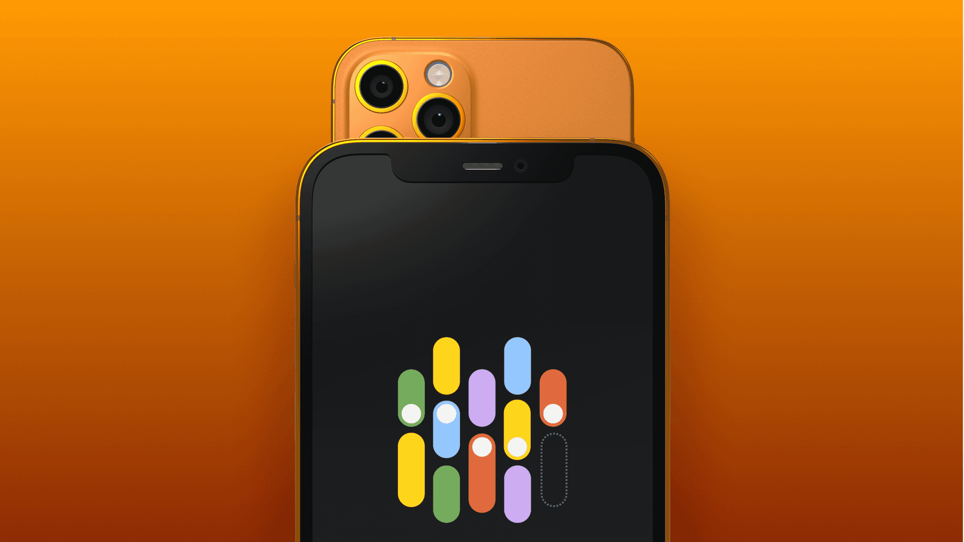 Double iPhone 12 Pro Orange