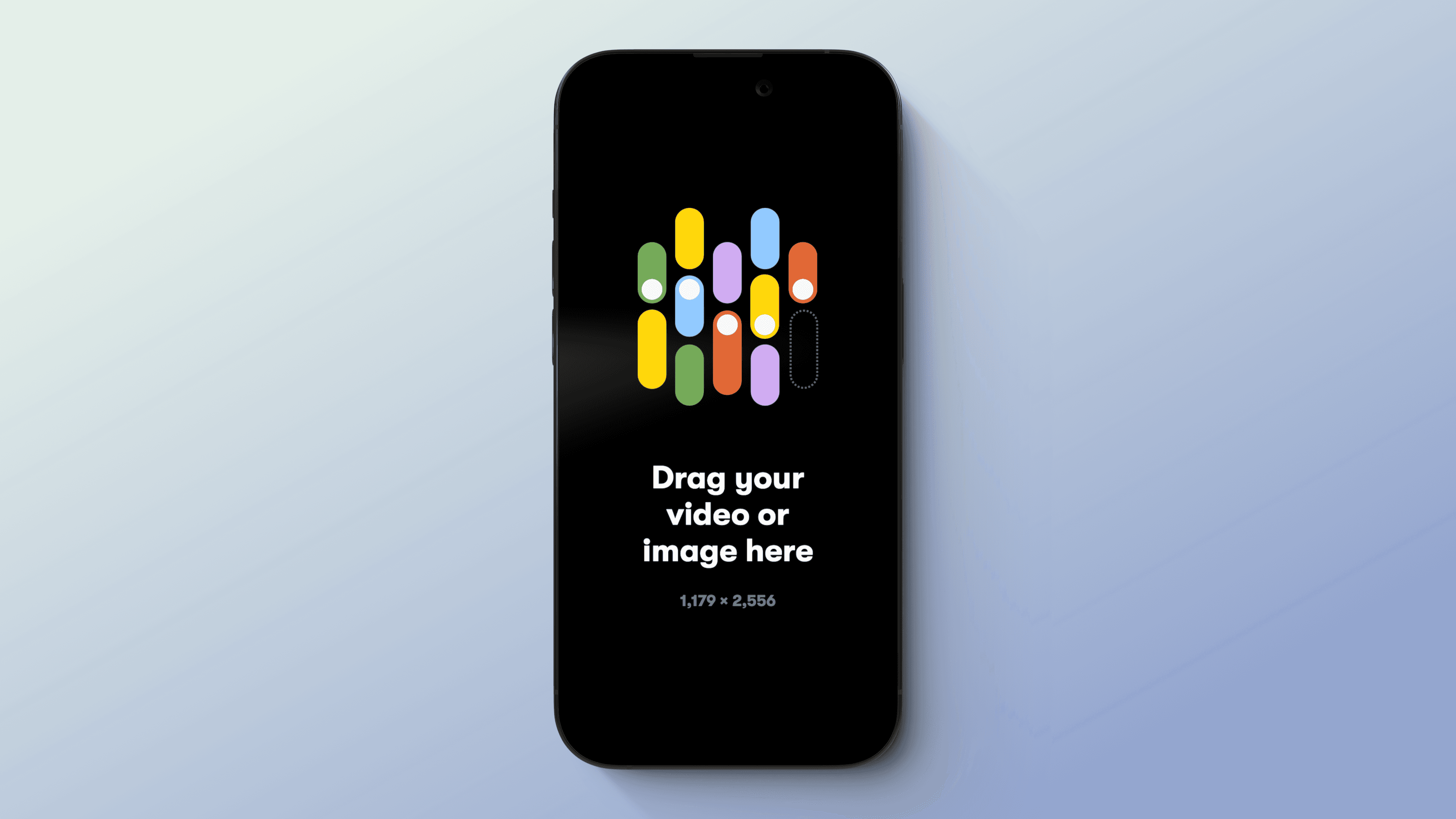 An example of a background gradient in Rotato