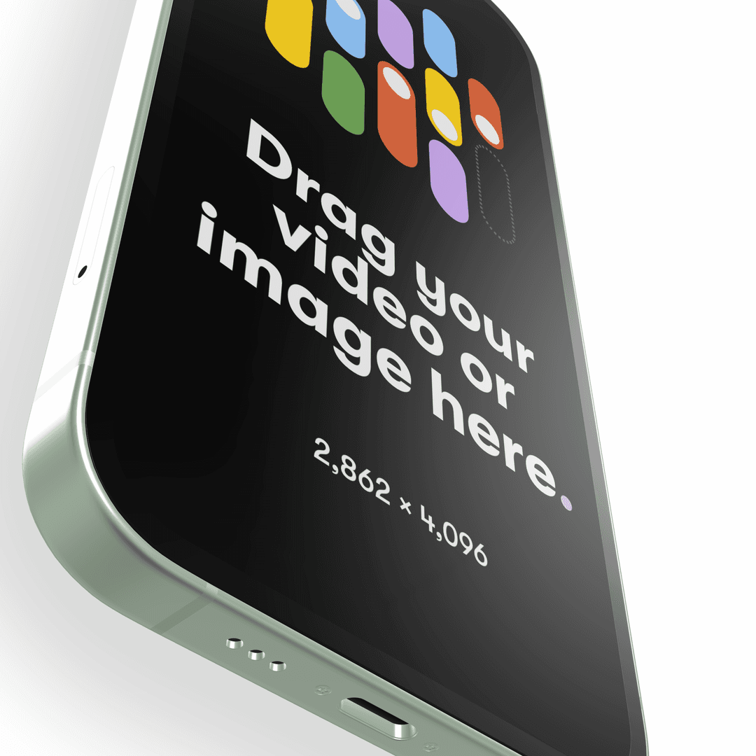 iPhone 12 Green Mockup gallery 1