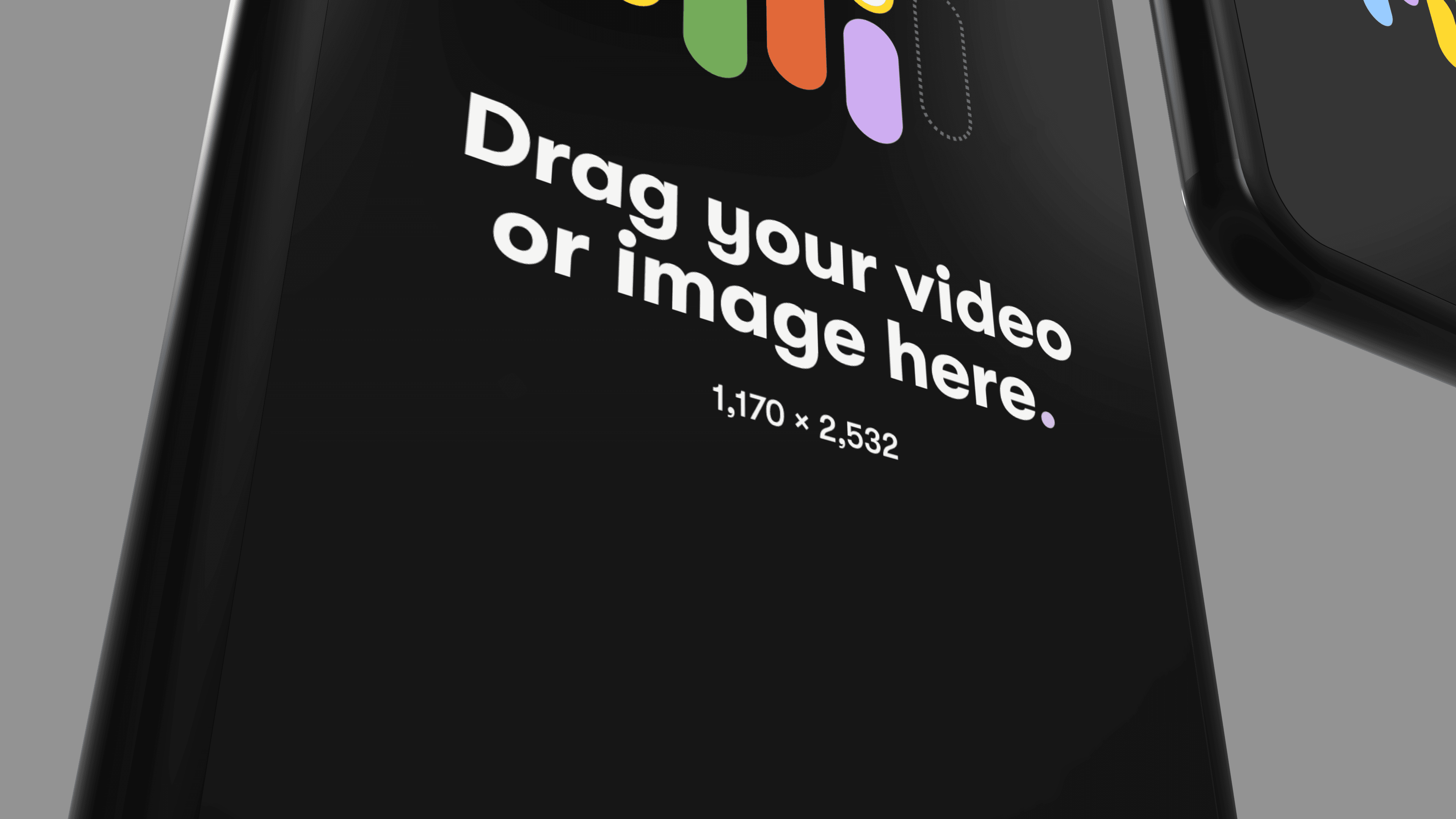 2 generic phone mockups, upside-down gallery 13