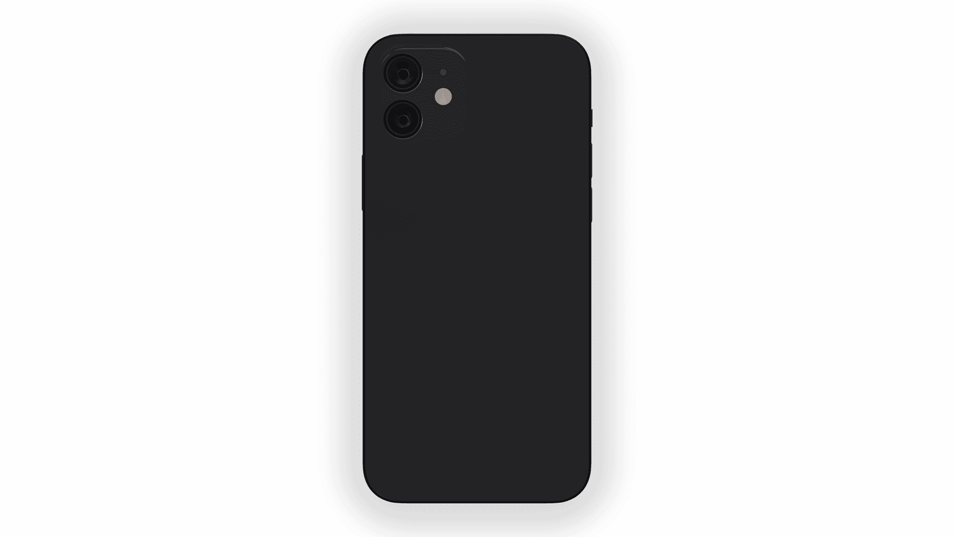 iPhone 12 Official Black Mockup