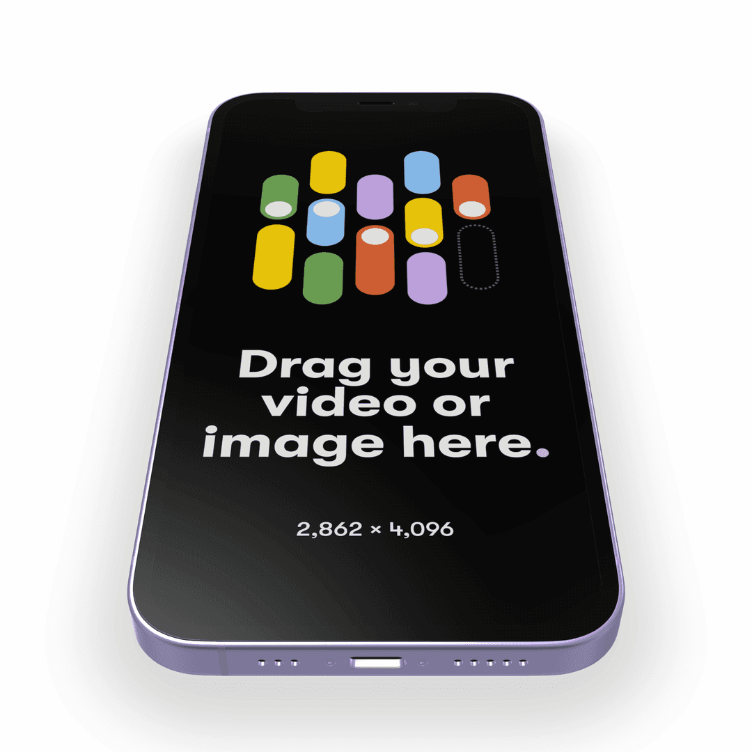 iPhone 12 Purple Mockup gallery 1