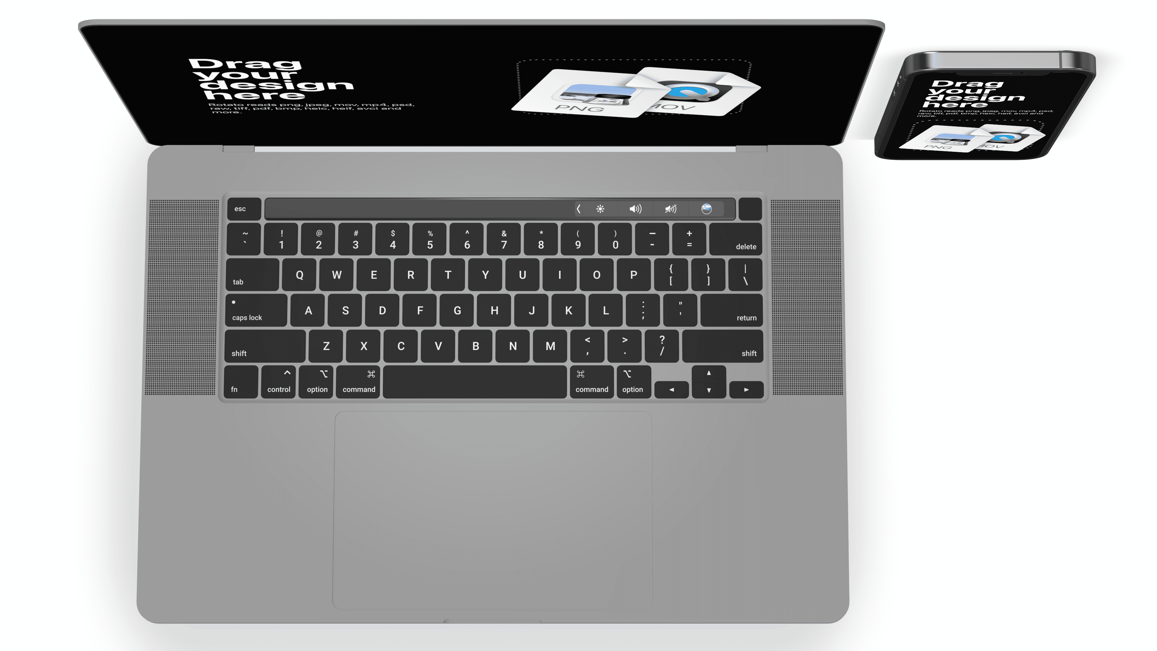 iPhone standing next to a Macbook gallery 7