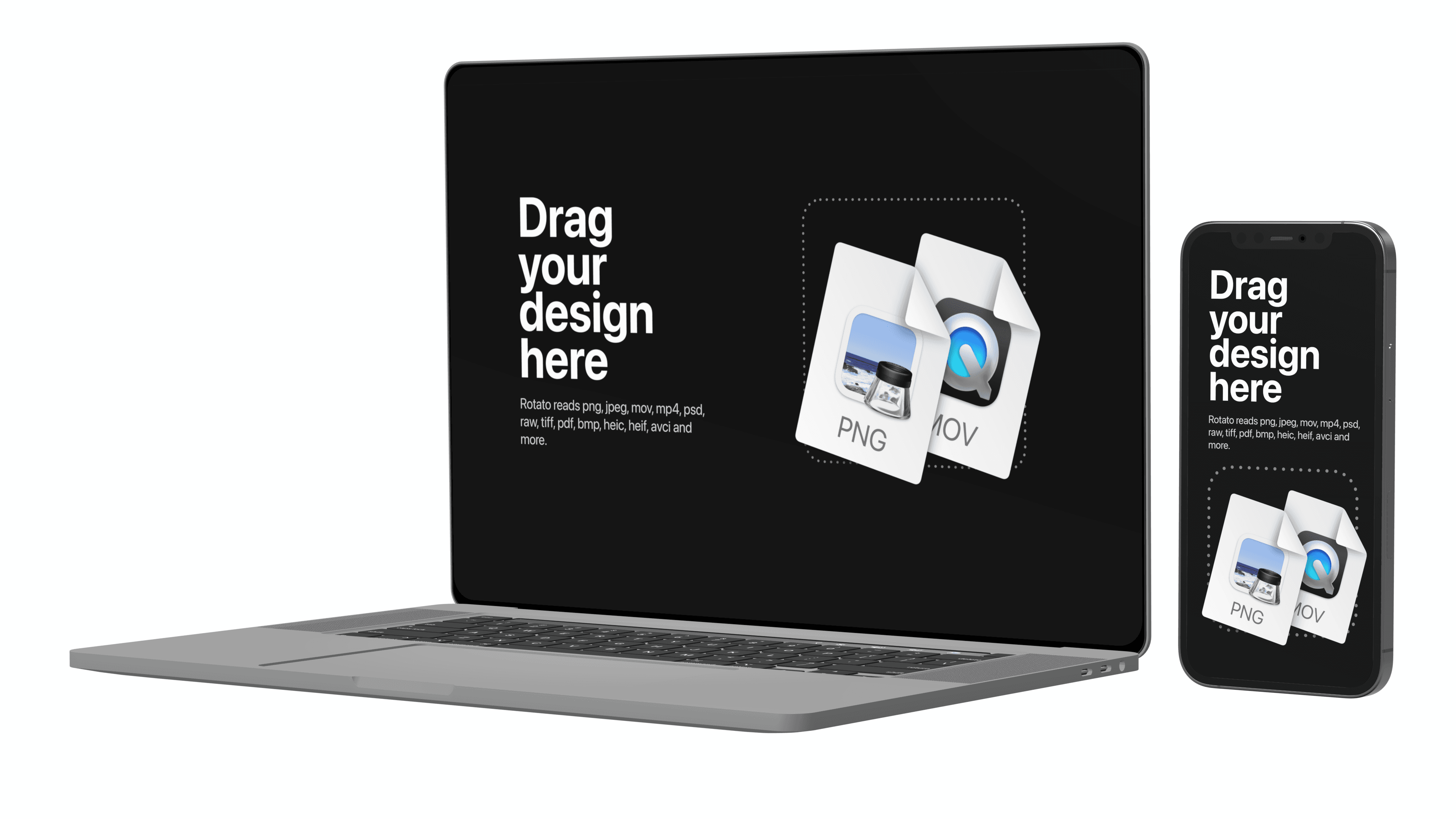 iPhone standing next to a Macbook gallery 2