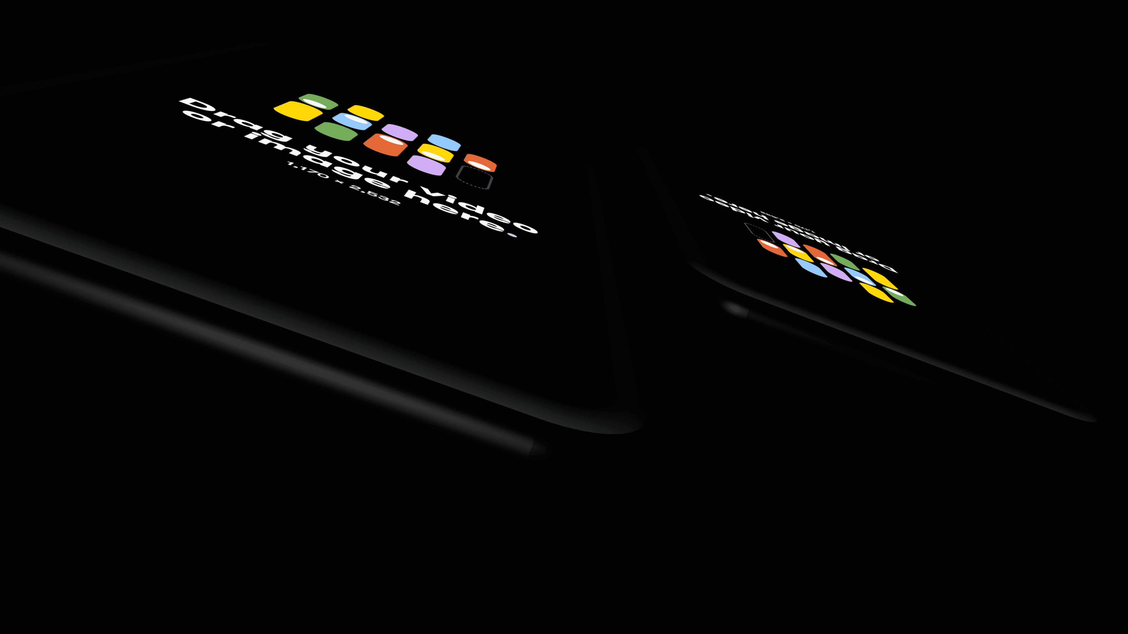 2 generic phone mockups, upside-down gallery 4