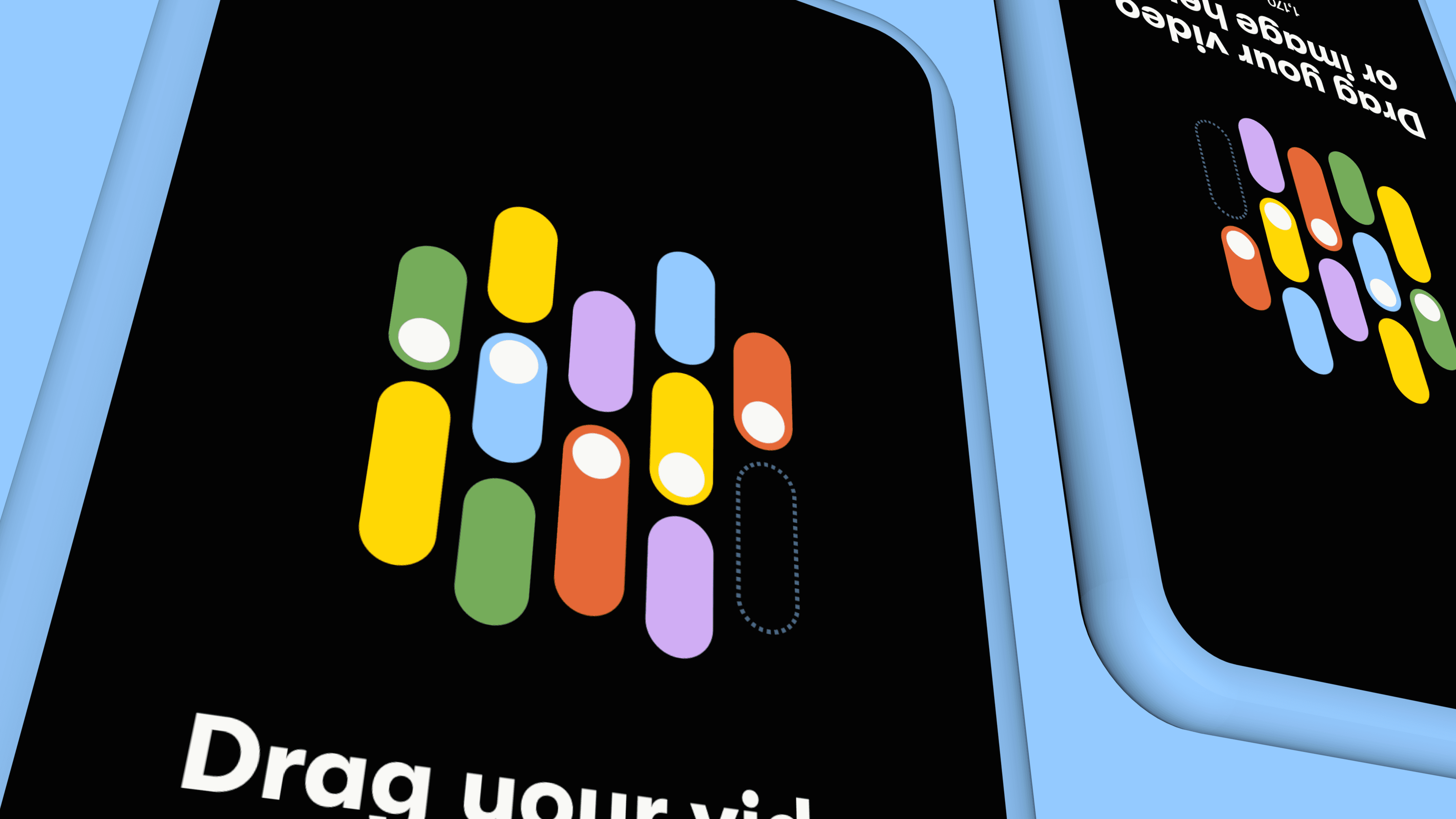 2 generic phone mockups, upside-down gallery 6