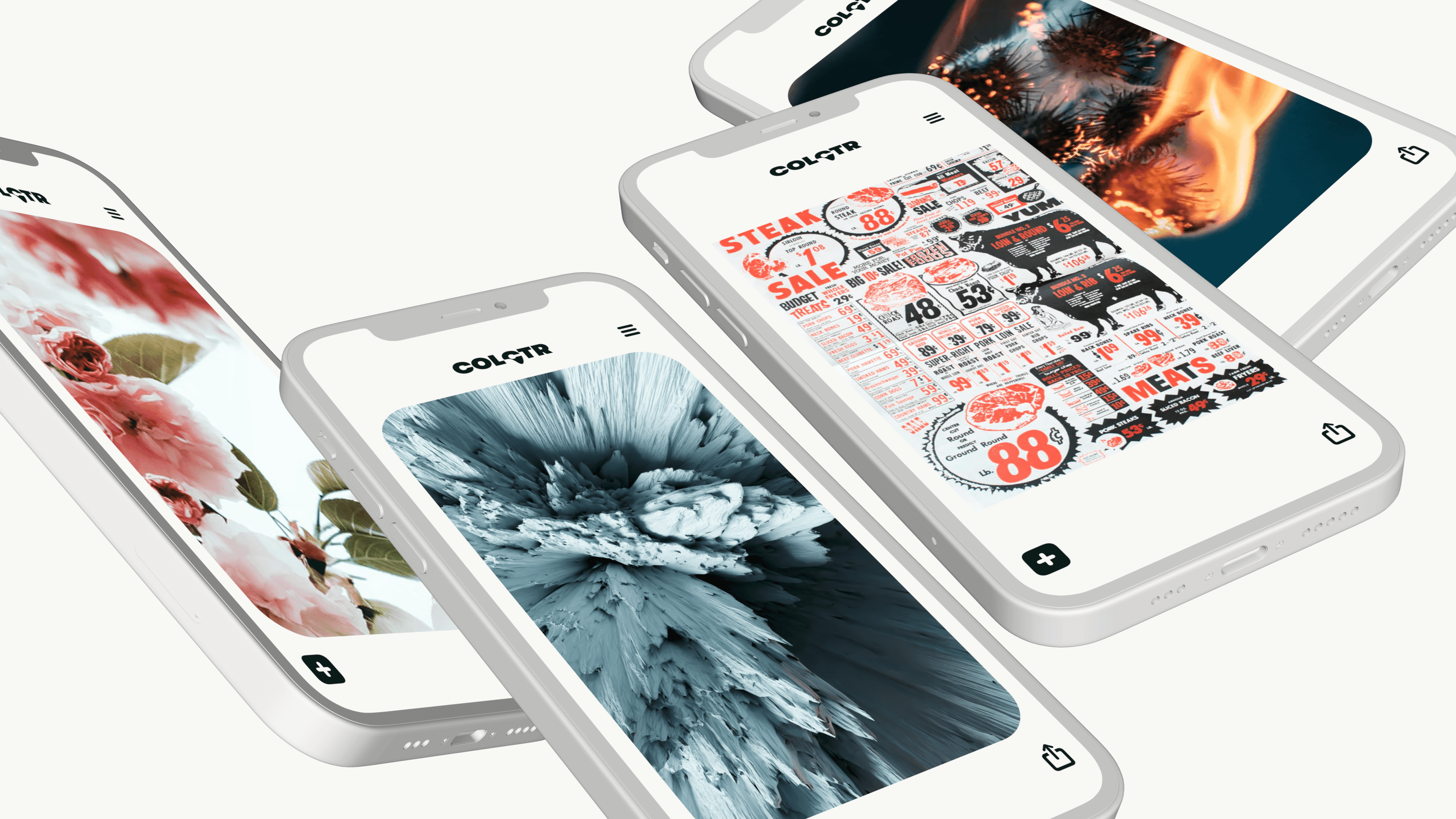 Floating iPhone mockups, tossed in the air gallery 6
