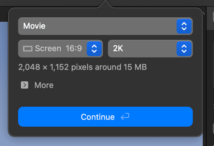 Per-project settings