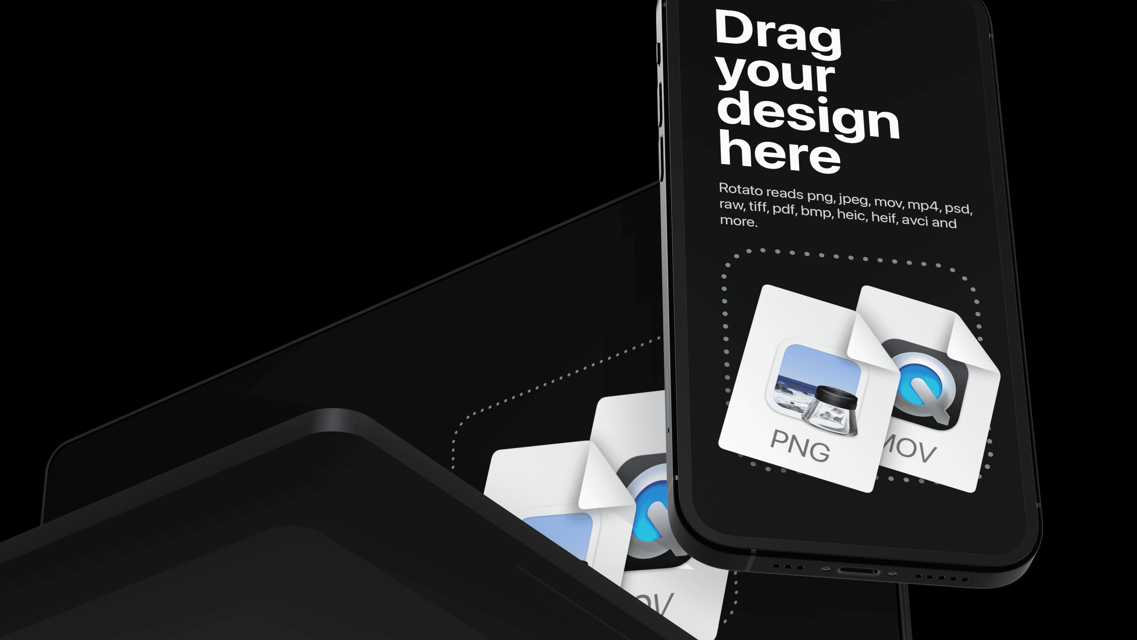 iPhone standing at an angle next to a Macbook