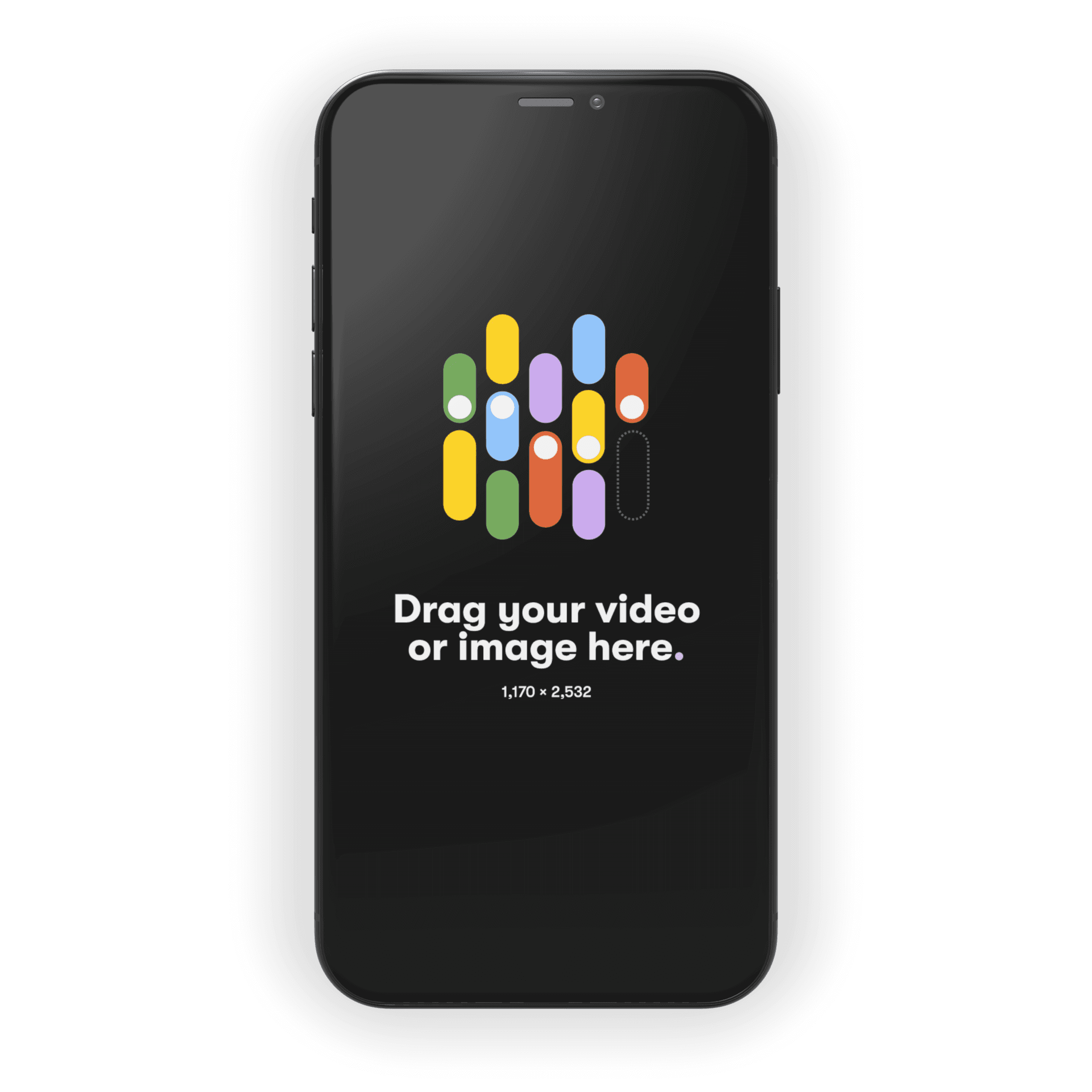 Instantly get an iPhone PNG with your design on it, from 1 billion angles in 16 million colors (animate it, too)