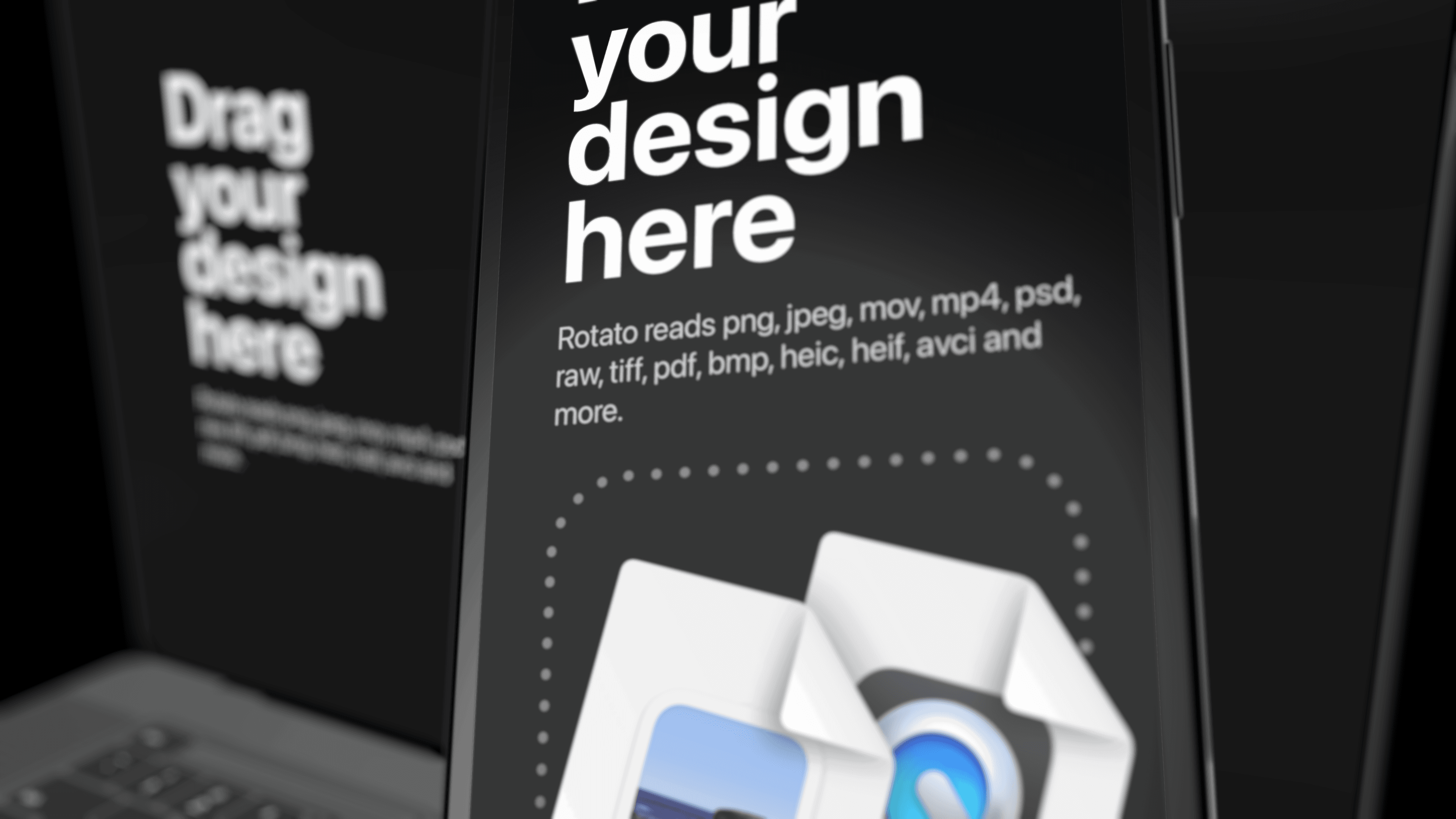 Show both screen sizes at the same time