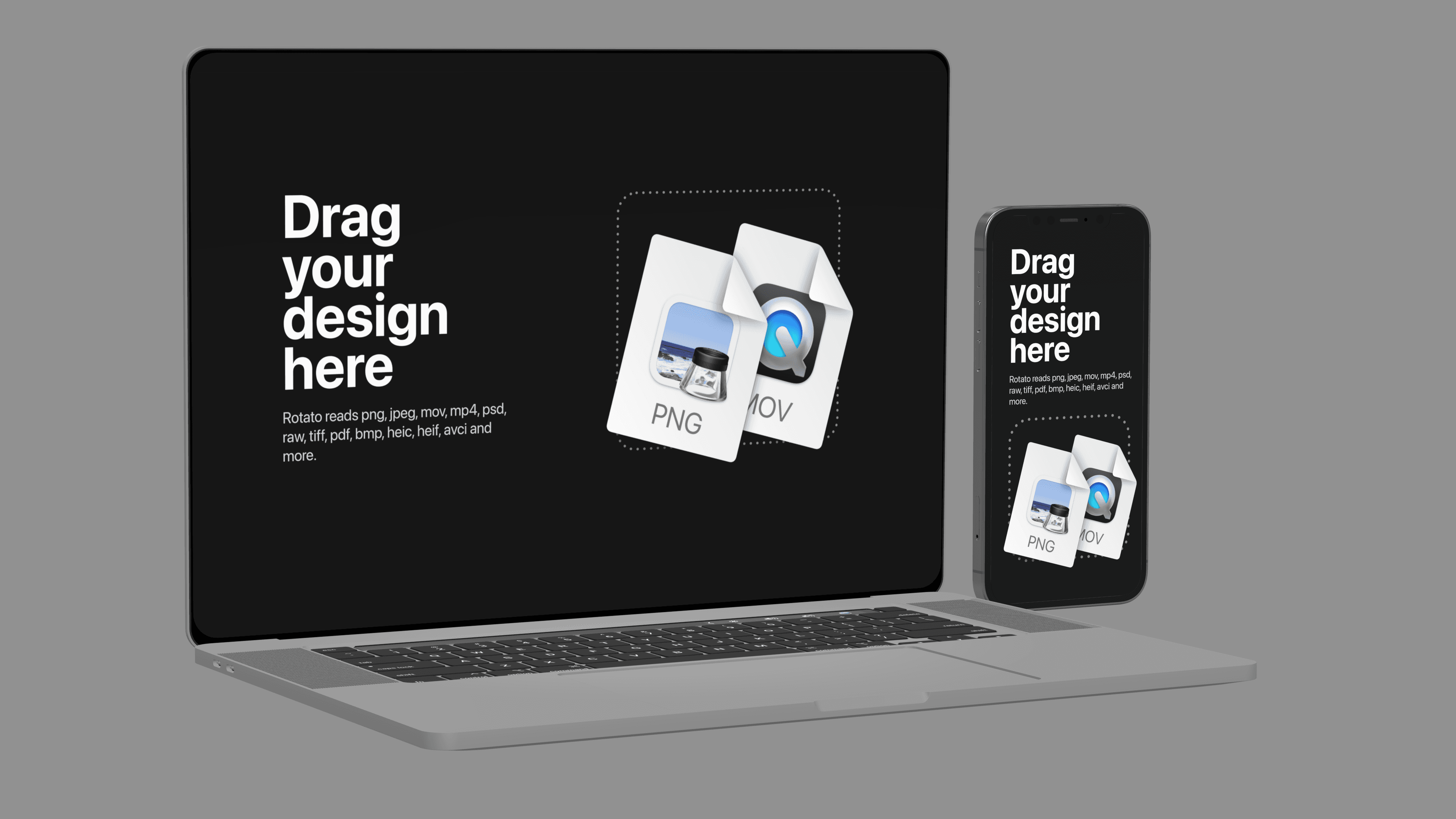 iPhone standing next to a Macbook gallery 4