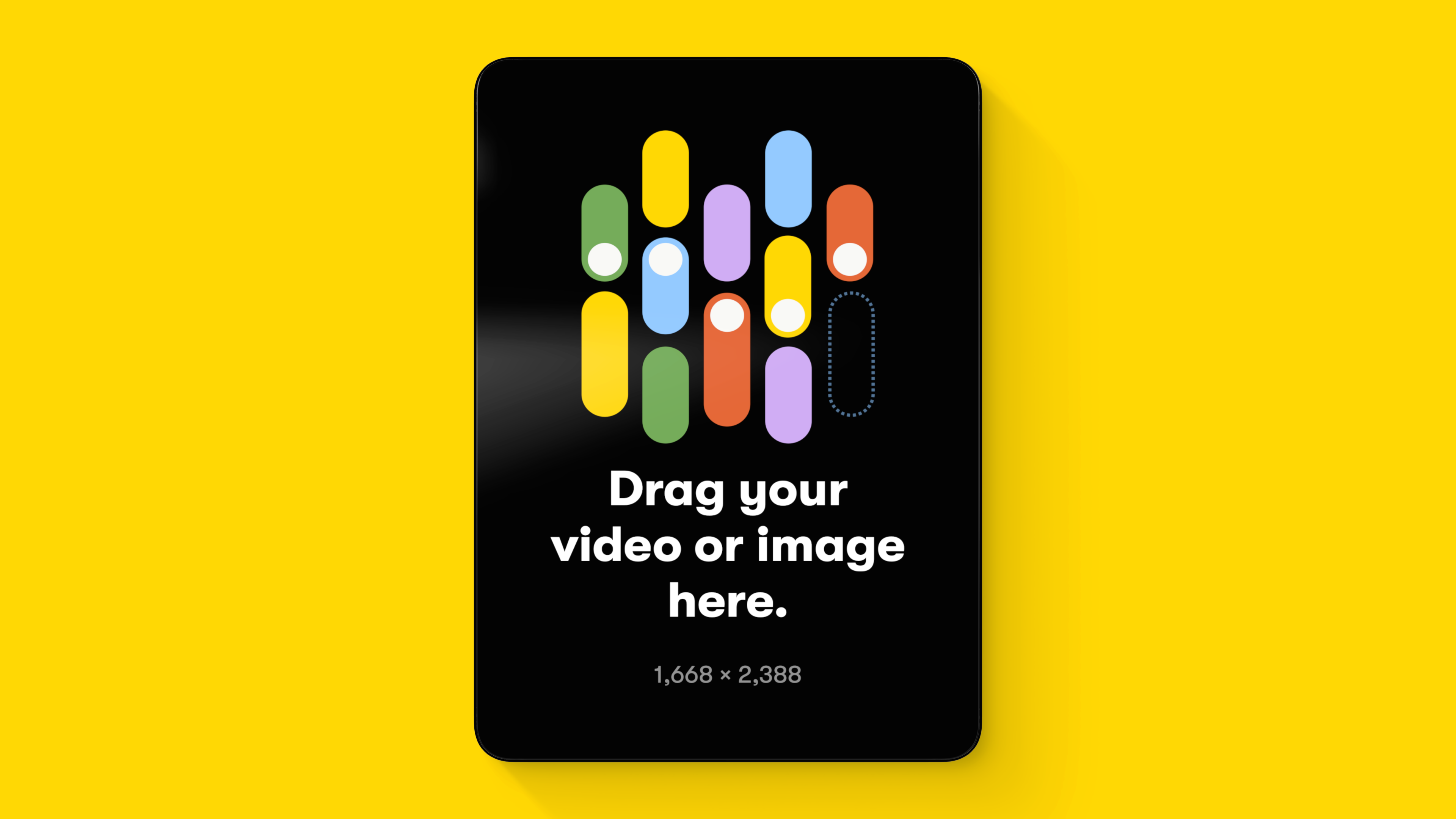 Customizable background images, videos and colors