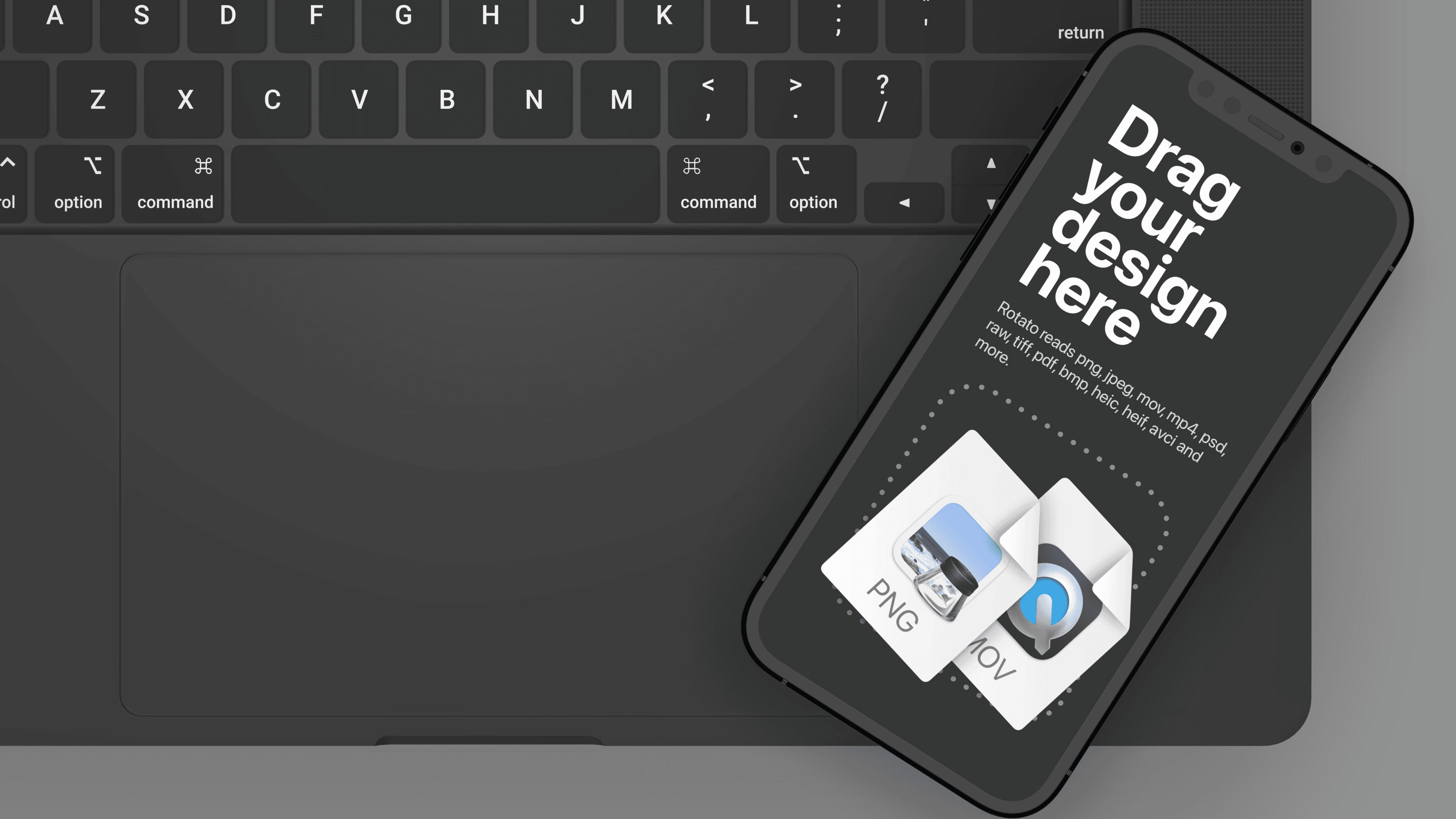 iPhone on a Macbook keyboard gallery 5