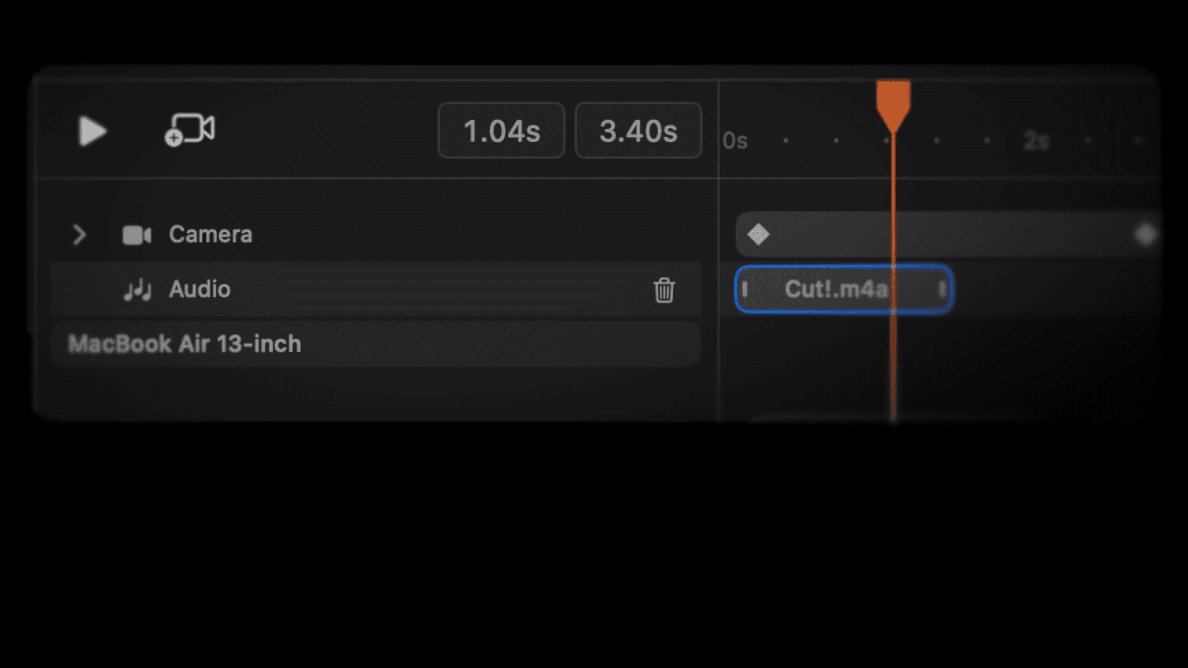 Multiple audio clips