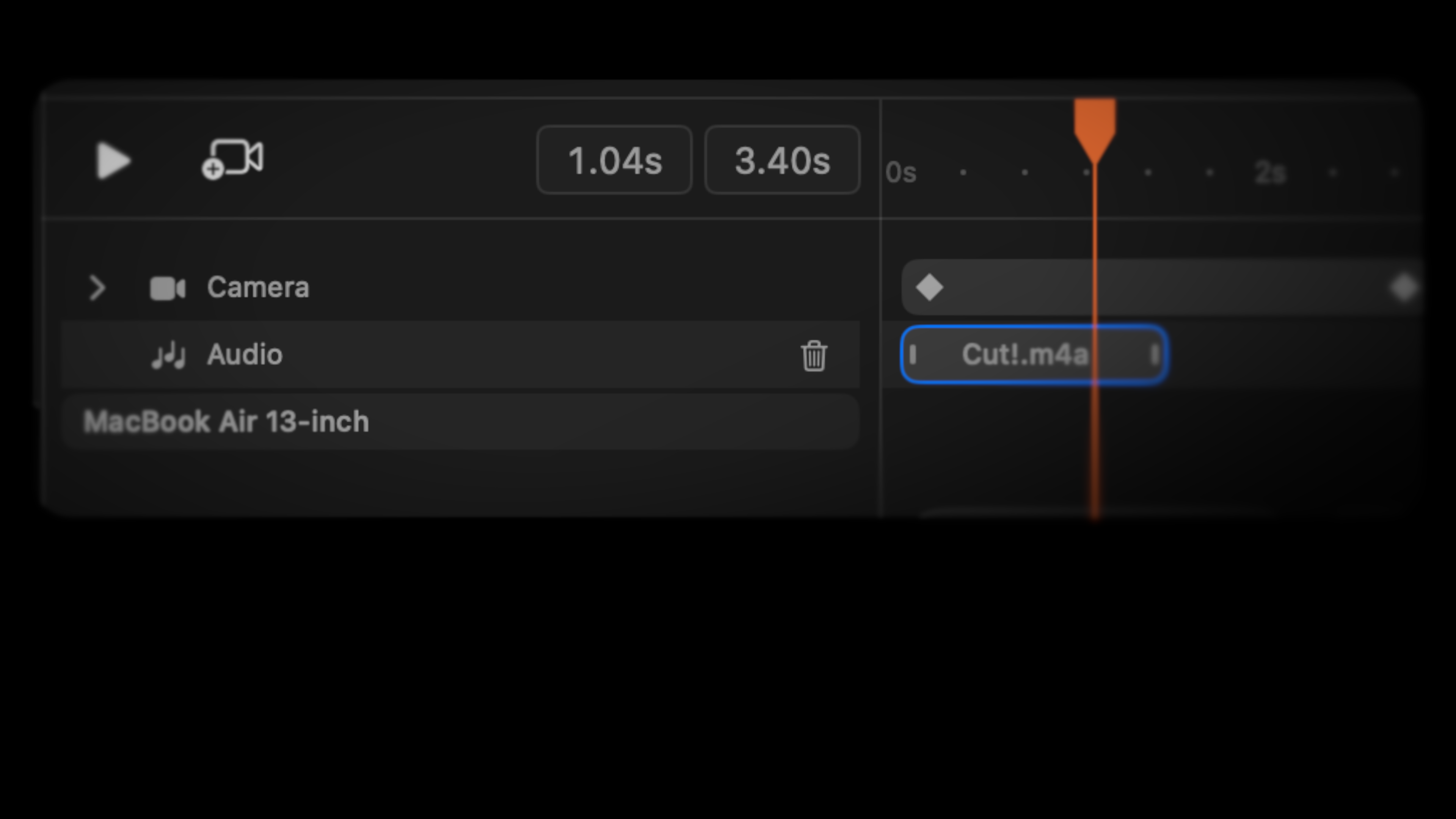 Multiple audio clips